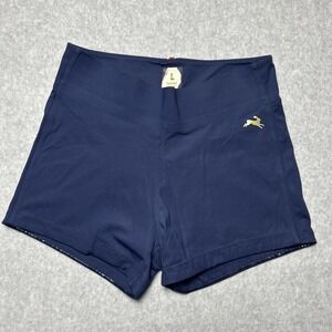Tracksmith Turnover Short Tights Navy Blue Running Woman's Size Large